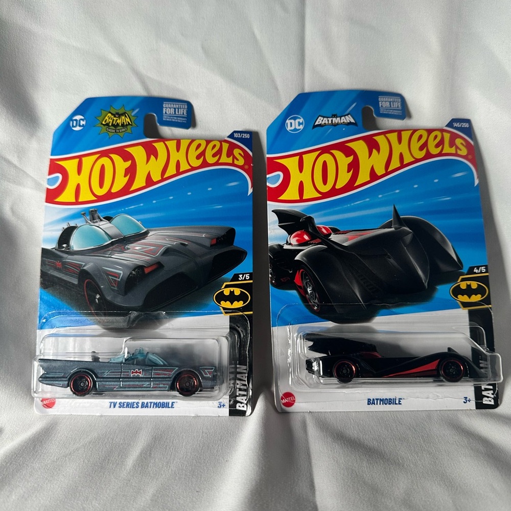 Batmobile Toy Car Set - Black and Gray